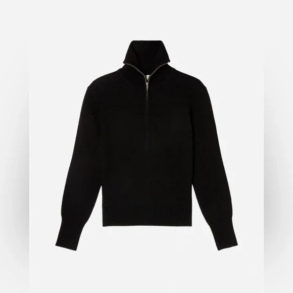 NWT Everlane The Luxe Merino Half-Zip Sweater - Picture 5 of 15